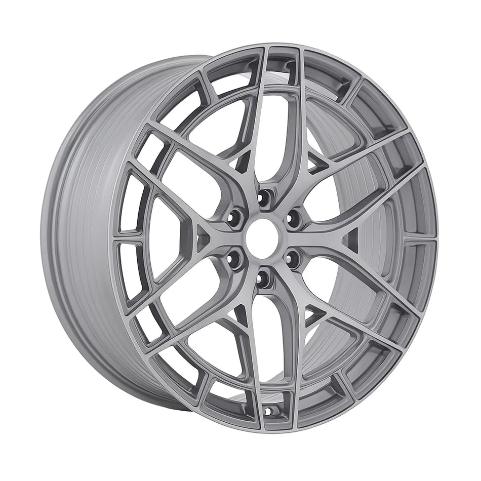 TorqueLab TL-Mesh Performance – 19x8.5 ET35 5x120 – Hyper Silver